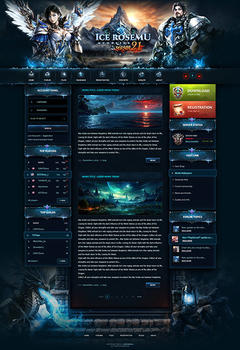 IceRose Mu Online Game Template